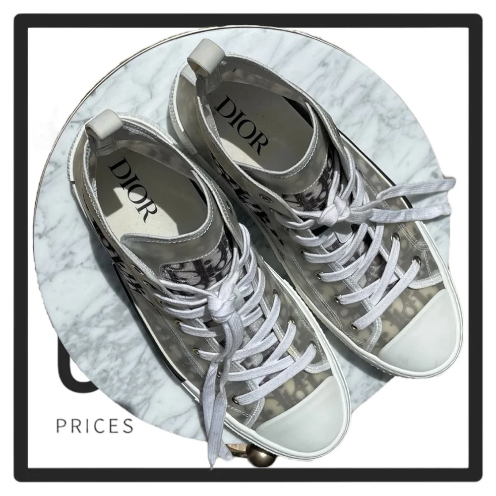 Dior B23 High Top Logo Oblique - Picture 7 of 12